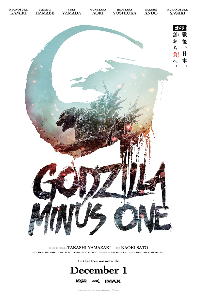 Godzilla Minus One movie poster