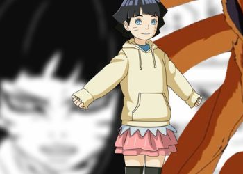 Himawari suddenly uses the power of the Nine-Tails